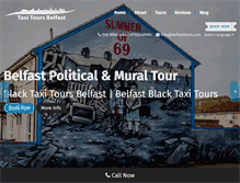 Tablet Screenshot of belfasttours.com